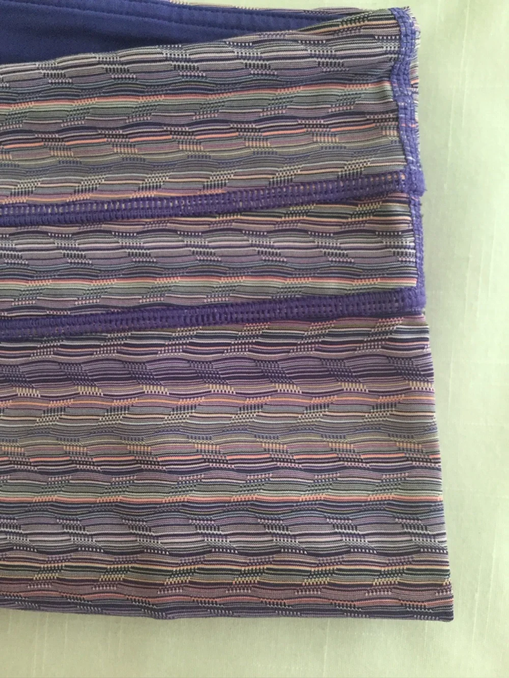 Archival Lululemon Run Inspire Crop II Luxtreme Purple Pink Space Dye Size 4